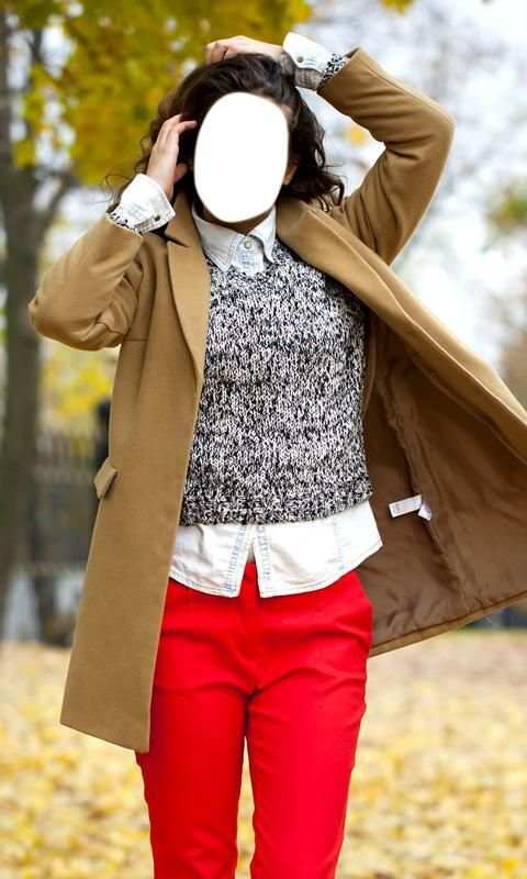 Girl Jacket Photo Montage 1 تصوير الشاشة