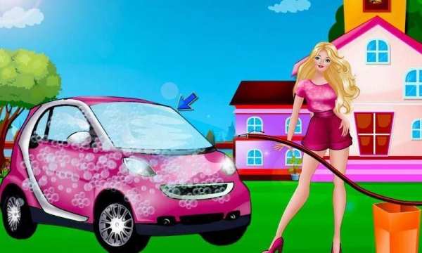 Princess Pink Car Cleaning 1 تصوير الشاشة