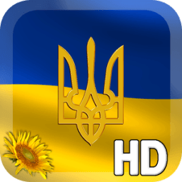 Ukraine Flag LWP أيقونة