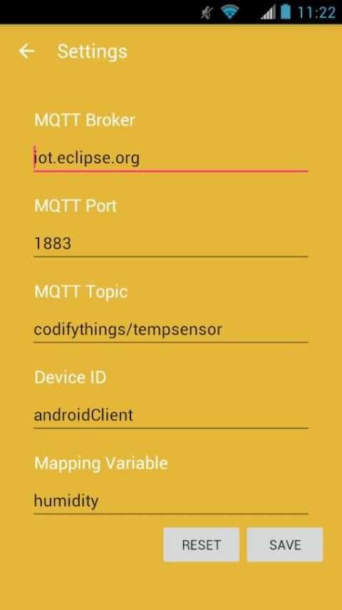 Humidity Sensor (IoT App) 3 تصوير الشاشة