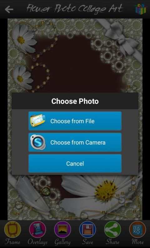 Bunga Kolase Foto Seni screenshot 5