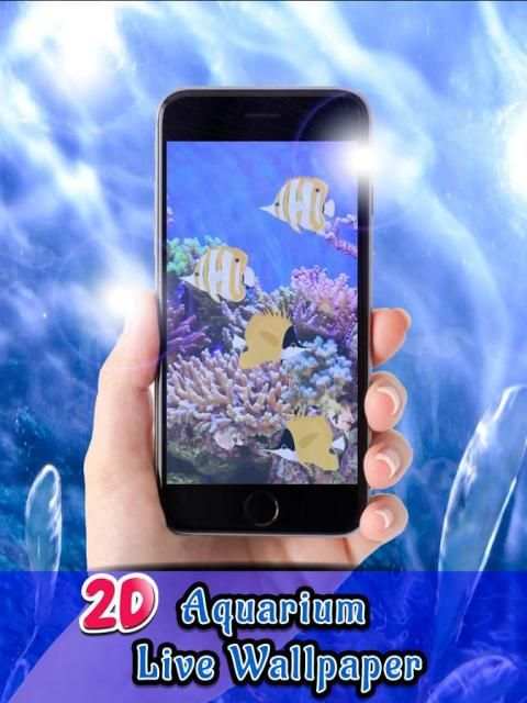 2D Aquarium Live Wallpaper स्क्रीनशॉट 3