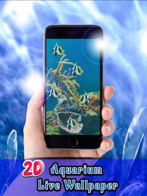 2D Aquarium Live Wallpaper स्क्रीनशॉट 4