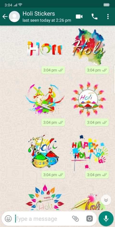 Holi GIF : Holi Stickers For Whatsapp screenshot 5