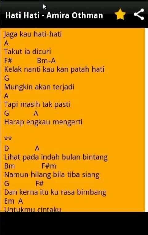 Chord Lagu Malaysia Melayu скриншот 3