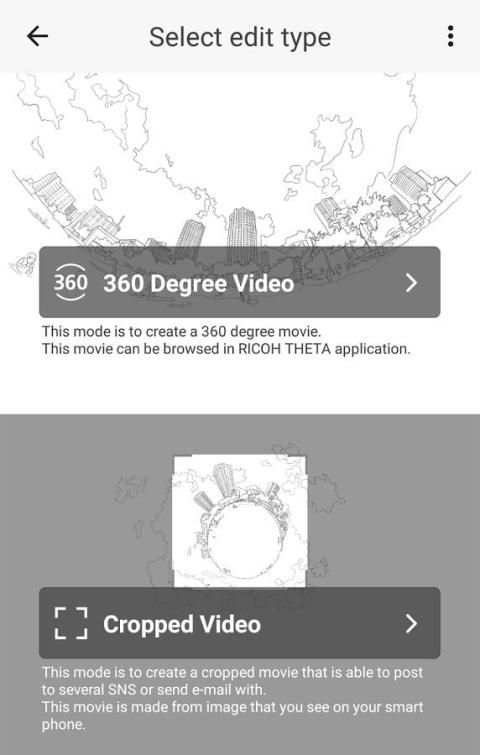 THETA+ Video स्क्रीनशॉट 1