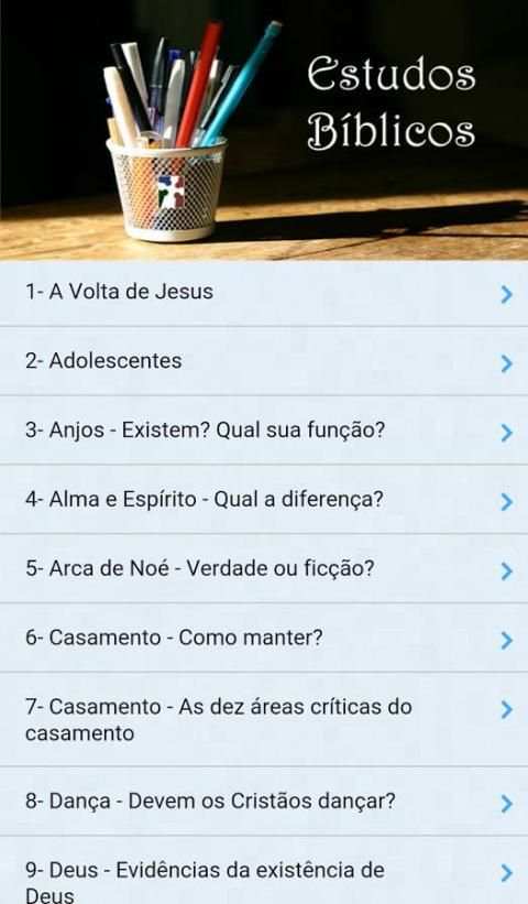 Estudos Bíblicos Temas Atuais screenshot 3