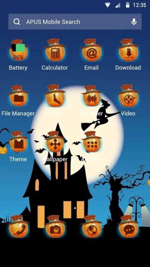 Halloween night theme for APUS screenshot 2
