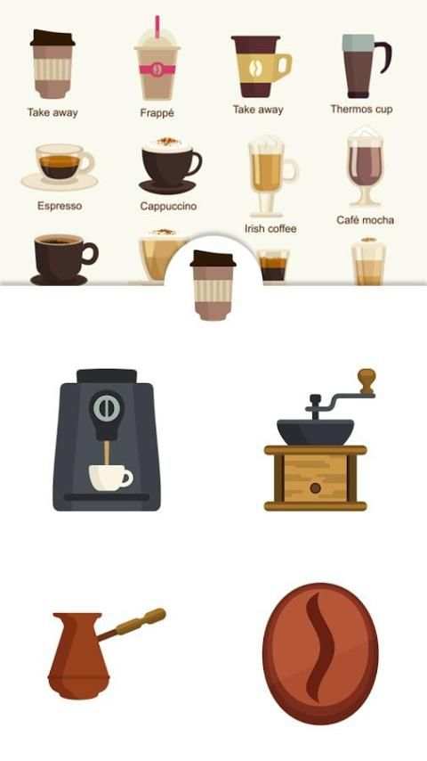 Espresso Mocha Cafe Stickers screenshot 4