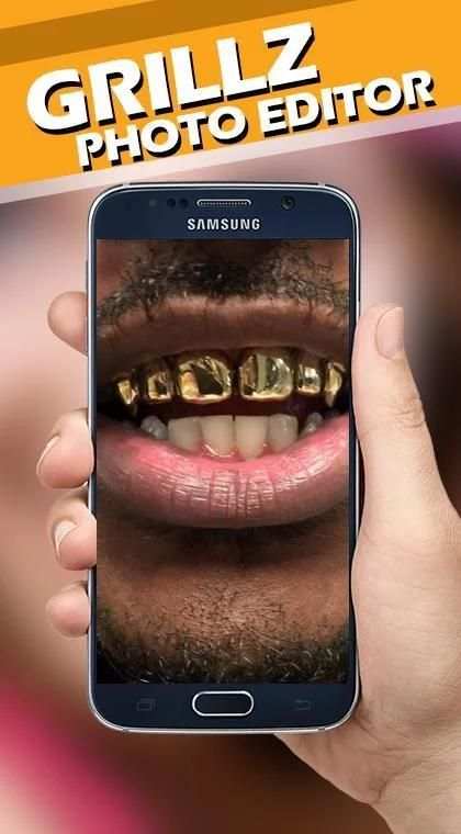 Gold Teeth Photo Editor 2 تصوير الشاشة