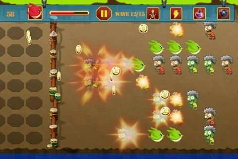 Zombies vs Birds Battle screenshot 2
