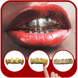 Gold Teeth Grillz أيقونة
