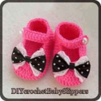 DIY Crochet Baby Slippers