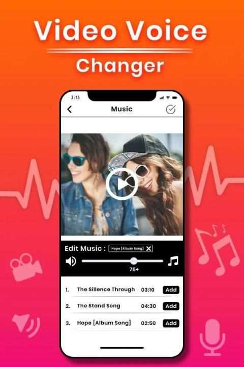 Video Voice Changer - Audio Effects स्क्रीनशॉट 2