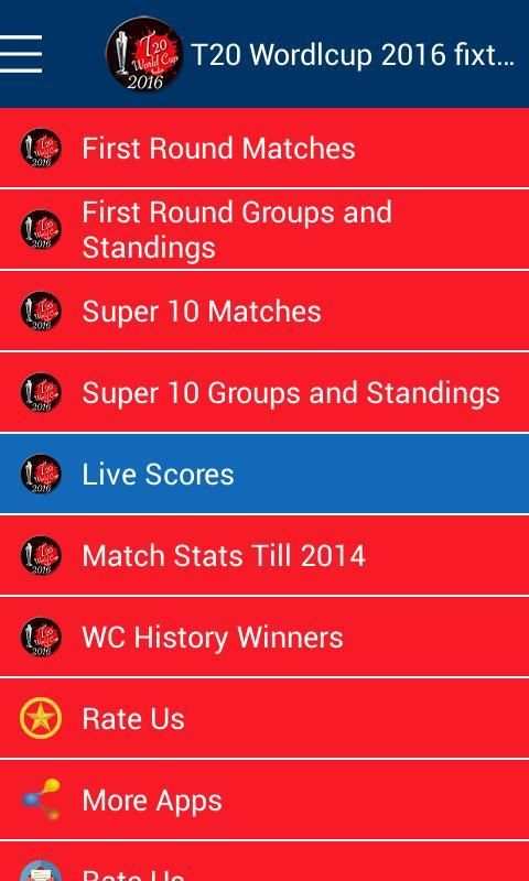 T20 Cricket World Cup 2016 स्क्रीनशॉट 1
