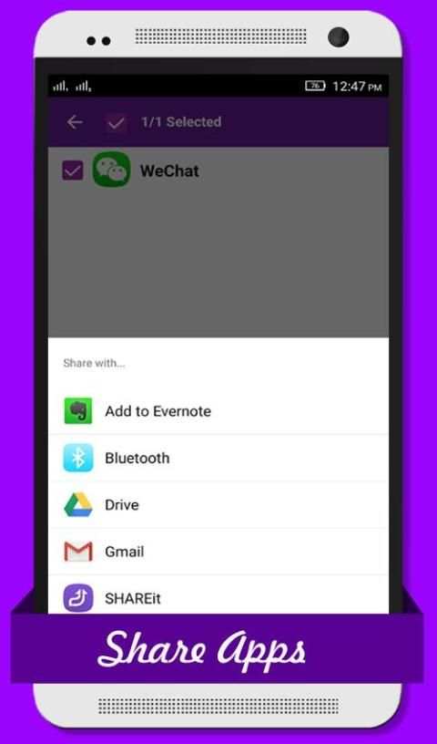 Backup Apps and Share Contacts screenshot 1