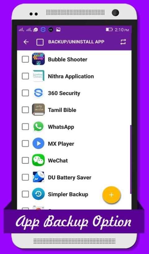 Backup Apps and Share Contacts screenshot 6