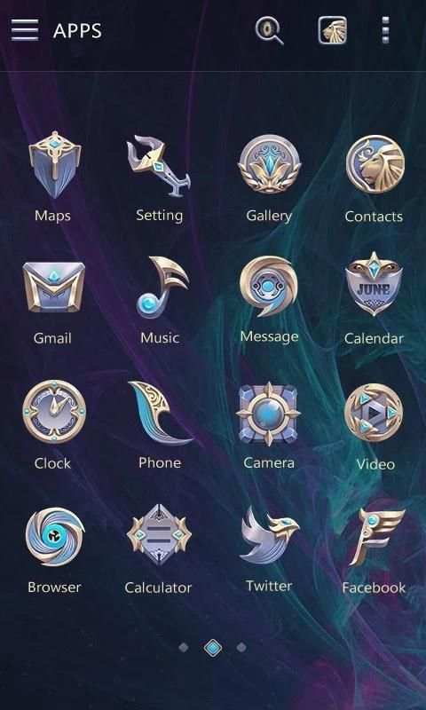 Lion GO Launcher Theme скриншот 2