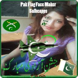 Pak flag face maker