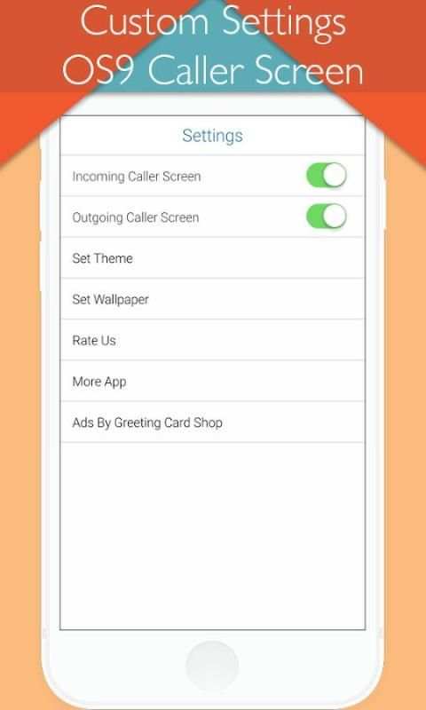 OS10 Full Screen Caller Id screenshot 1