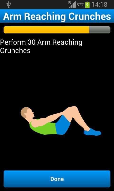 10 Daily Abs Exercises скриншот 2