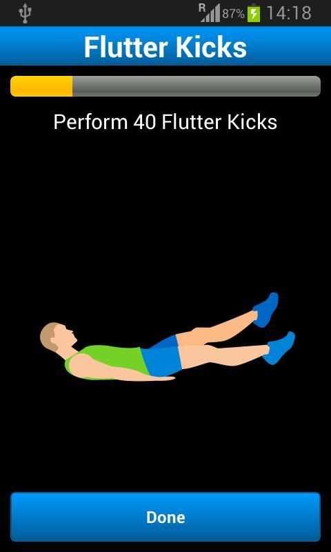 10 Daily Abs Exercises скриншот 9