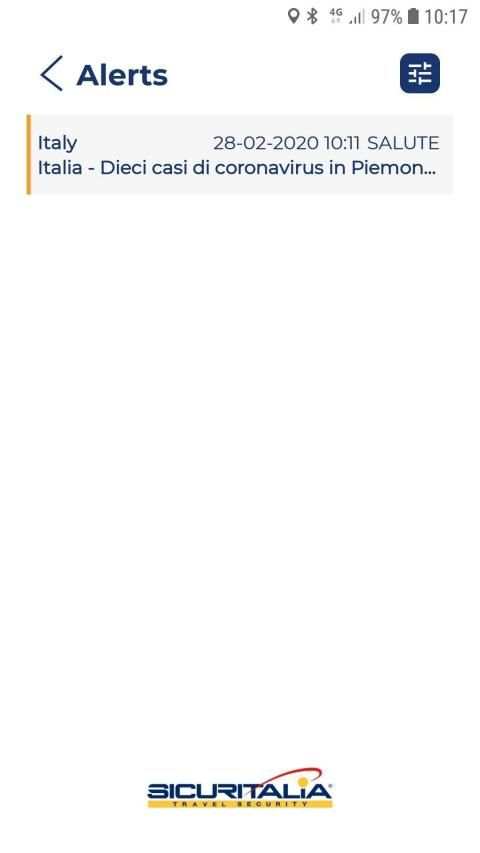 Sicuritalia Travel Security 2.0 screenshot 2