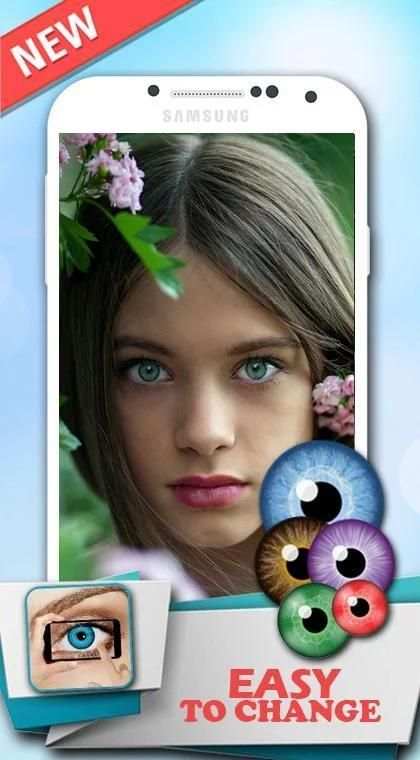 Eye Color Changer Photo Booth स्क्रीनशॉट 2