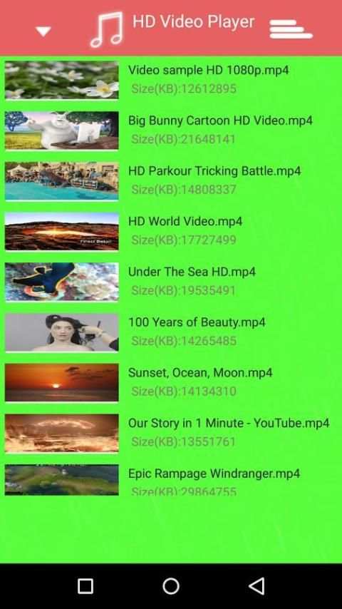 Media Player Video Player 2 تصوير الشاشة