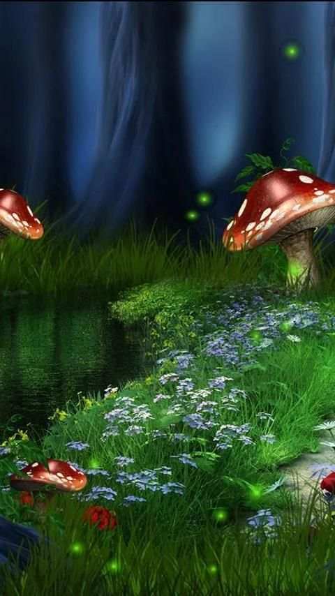 Summer Firefly Live Wallpaper скриншот 4