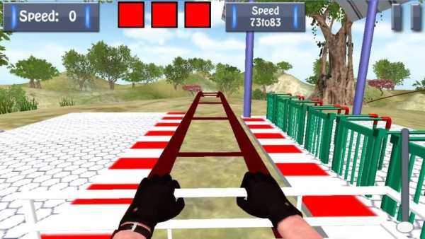 Roller Coaster Rush - 3D Sim скриншот 3