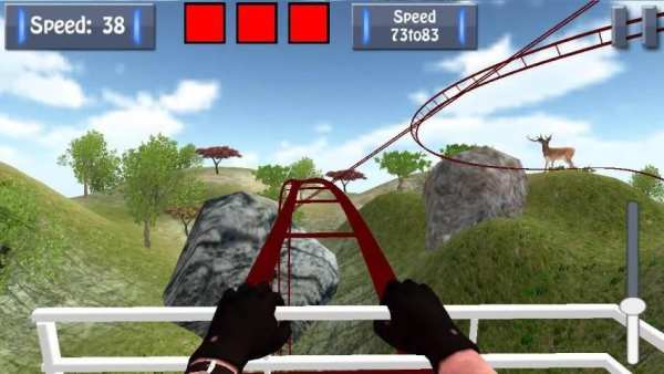 Roller Coaster Rush - 3D Sim скриншот 2