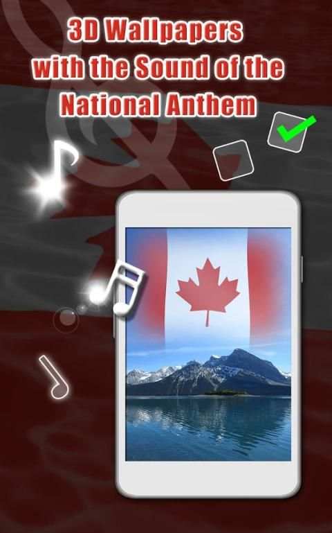 3d Canadian Flag Wallpapers screenshot 6