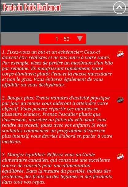 Perdre du Poids Conseils !!! 4 تصوير الشاشة