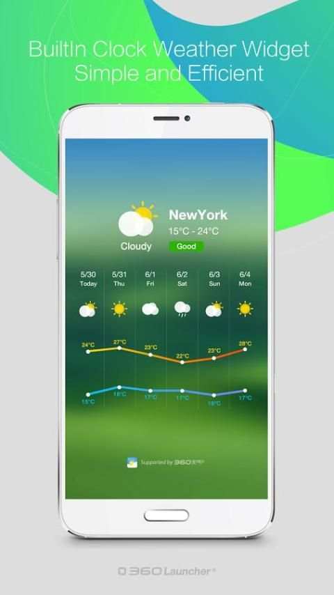 360 Launcher－Fast, Free Themes स्क्रीनशॉट 1