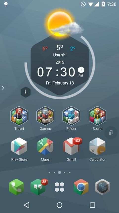 TSF Shell Cube Theme screenshot 6