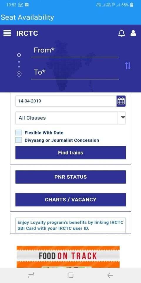 Live Train Status, PNR Status screenshot 1