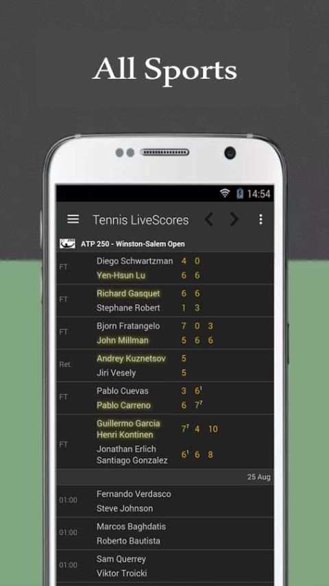 365 LiveScores Football скриншот 1