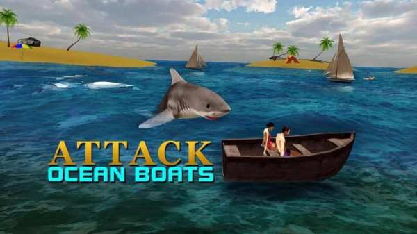 Angry Shark Revenge Attack 3D screenshot 1