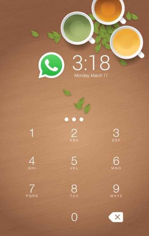 AppLock Theme- Tea Time screenshot 2