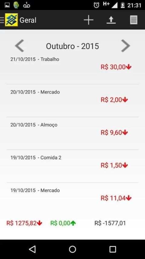 Controle Financeiro screenshot 3