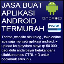 JASA BUAT APLIKASI ANDROID TERMURAH 0.1