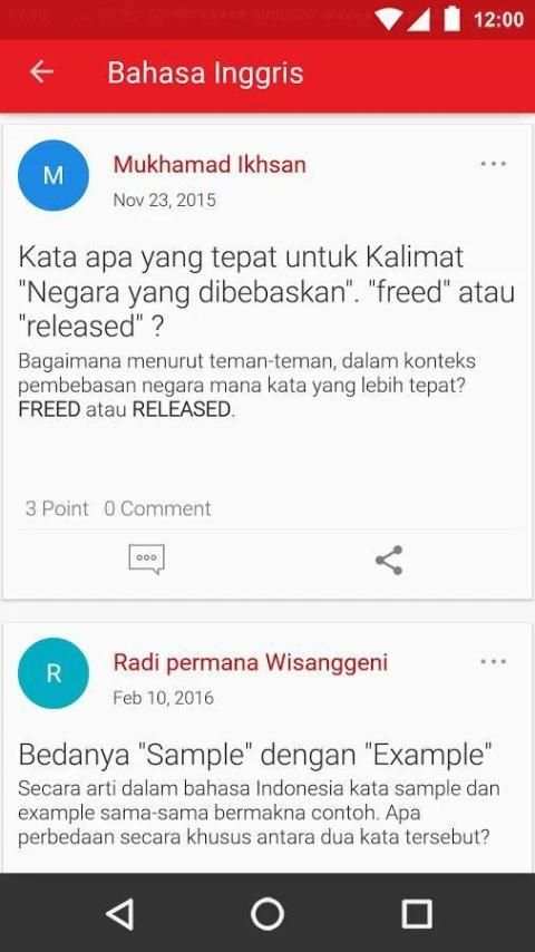 Belajar Bahasa screenshot 3