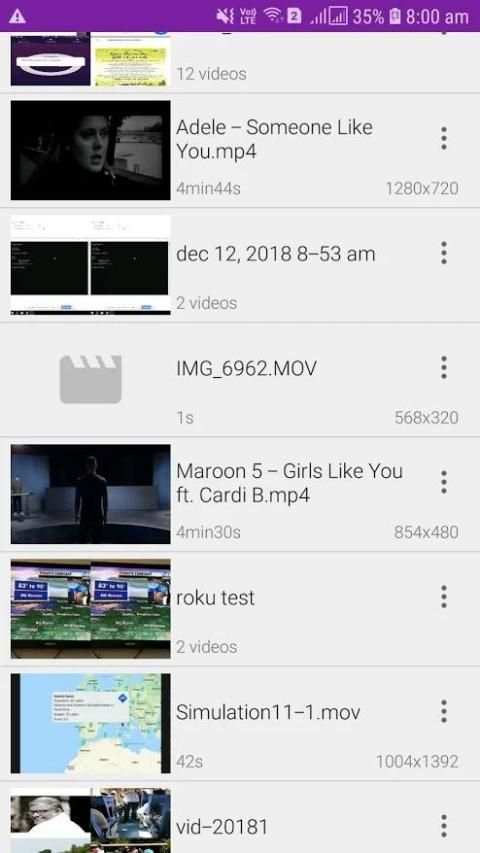 Video Player स्क्रीनशॉट 2