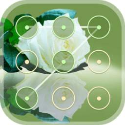Applock Theme White Rose