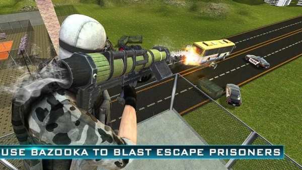 Prison Escape Police Sniper 3D screenshot 12