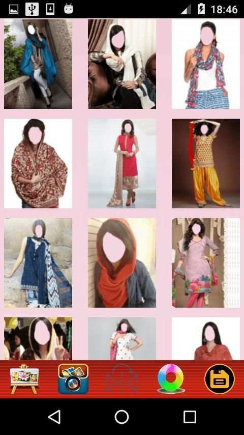 Girls Dupatta Photo Montage screenshot 15
