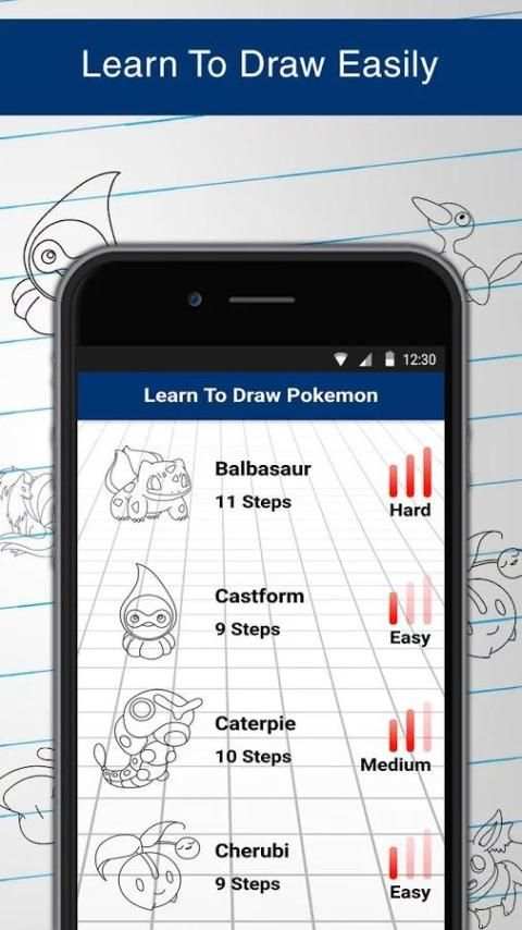 Draw Pokemon 5 تصوير الشاشة