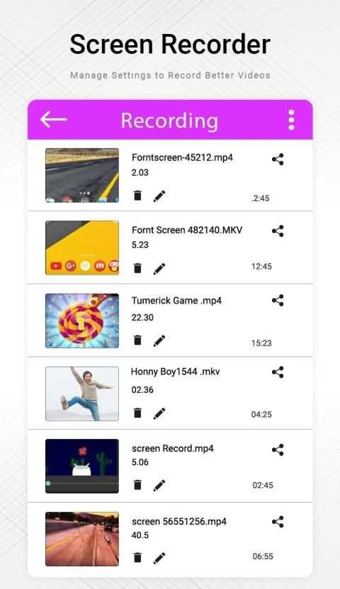 Screen Recorder For Game, Video Call, Online Video 2 تصوير الشاشة