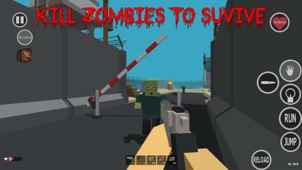 Zombie Pixel Block Perang screenshot 4